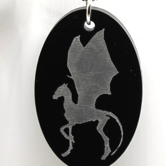Black Thestral Earrings - Picture 4 of 5